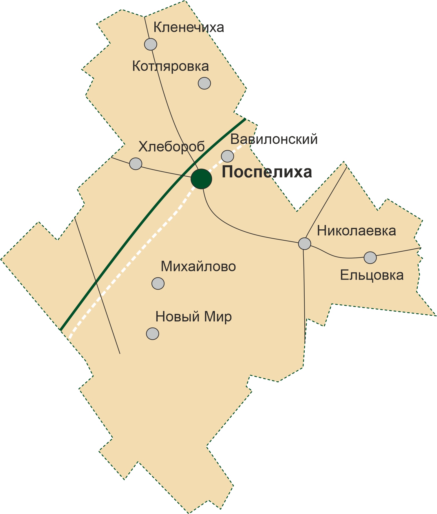 Карта поспелихинского района алтайского края подробная